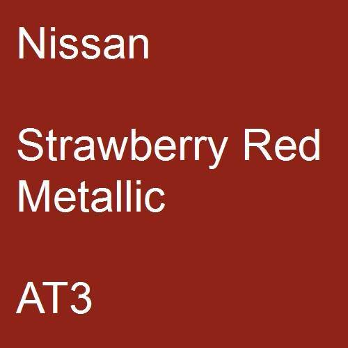 Nissan, Strawberry Red Metallic, AT3.